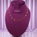 gold tone butterfly pendant necklace stylish full view