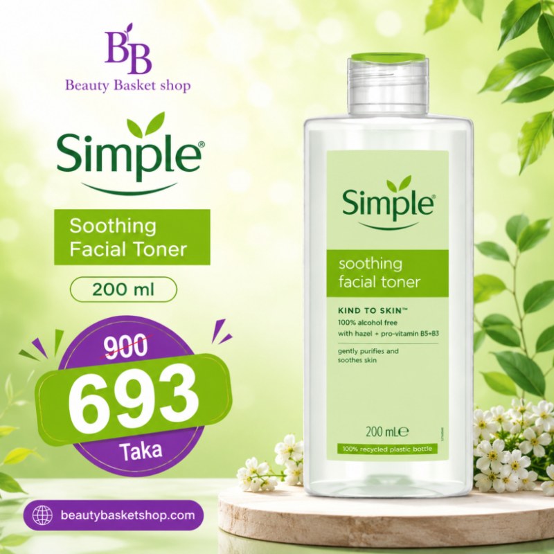 Simple Soothing Facial Toner 200ml