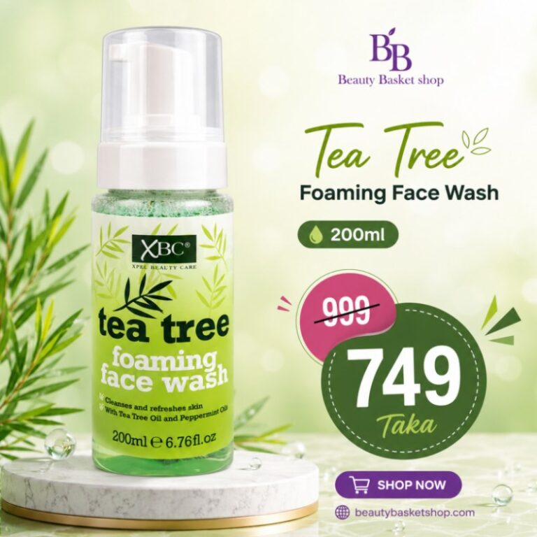 XBC Tea Tree Foaming Face Wash 200ml