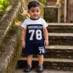 Boys Brooklyn 78 T Shirt & Shorts Set - Image 3