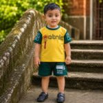 Boys Ethnic Free Style T Shirt & Shorts Set - Image 3