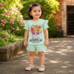 mint green girls lively little girl shorts set full view kids clothing